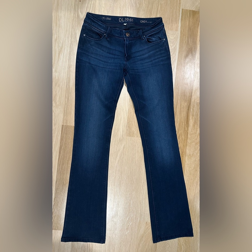 DL1961 Cindy Slim Boot Women's Instasculpt Blue Jeans Size 28